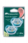 Bebe Confort Силиконови залъгалки Physio Air 2 броя 6-18м Petit Chat Blue/Yellow